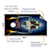 Engine Skull Cornhole Boards Wraps (Set of 2)