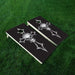 Black Cross Skull Cornhole Boards Wraps (Set of 2)
