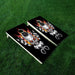 Racing Skull Cornhole Boards Wraps (Set of 2)