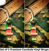 Camo Slugs Cornhole Boards Wraps (Set of 2)