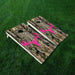 Pink Deer Camo Cornhole Boards Wraps (Set of 2)
