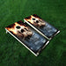 Melting Glass Cornhole Boards Wraps (Set of 2)
