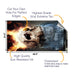 Melting Glass Cornhole Boards Wraps (Set of 2)