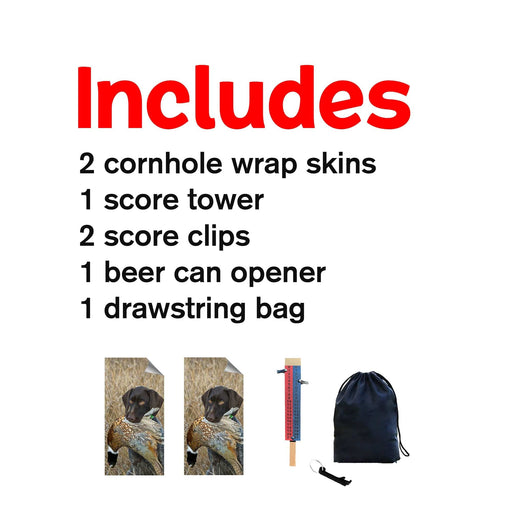 Hunting Ducks Cornhole Boards Wraps (Set of 2)
