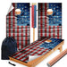 Sideway Wooden Panel Cornhole Boards Wraps (Set of 2)