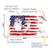 Skull Flag Cornhole Boards Wraps (Set of 2)