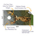 Deer On Grass Cornhole Boards Wraps (Set of 2)