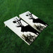 Big White Deer Cornhole Boards Wraps (Set of 2)