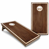 Rustic Wood Cornhole Boards - Backyard Series