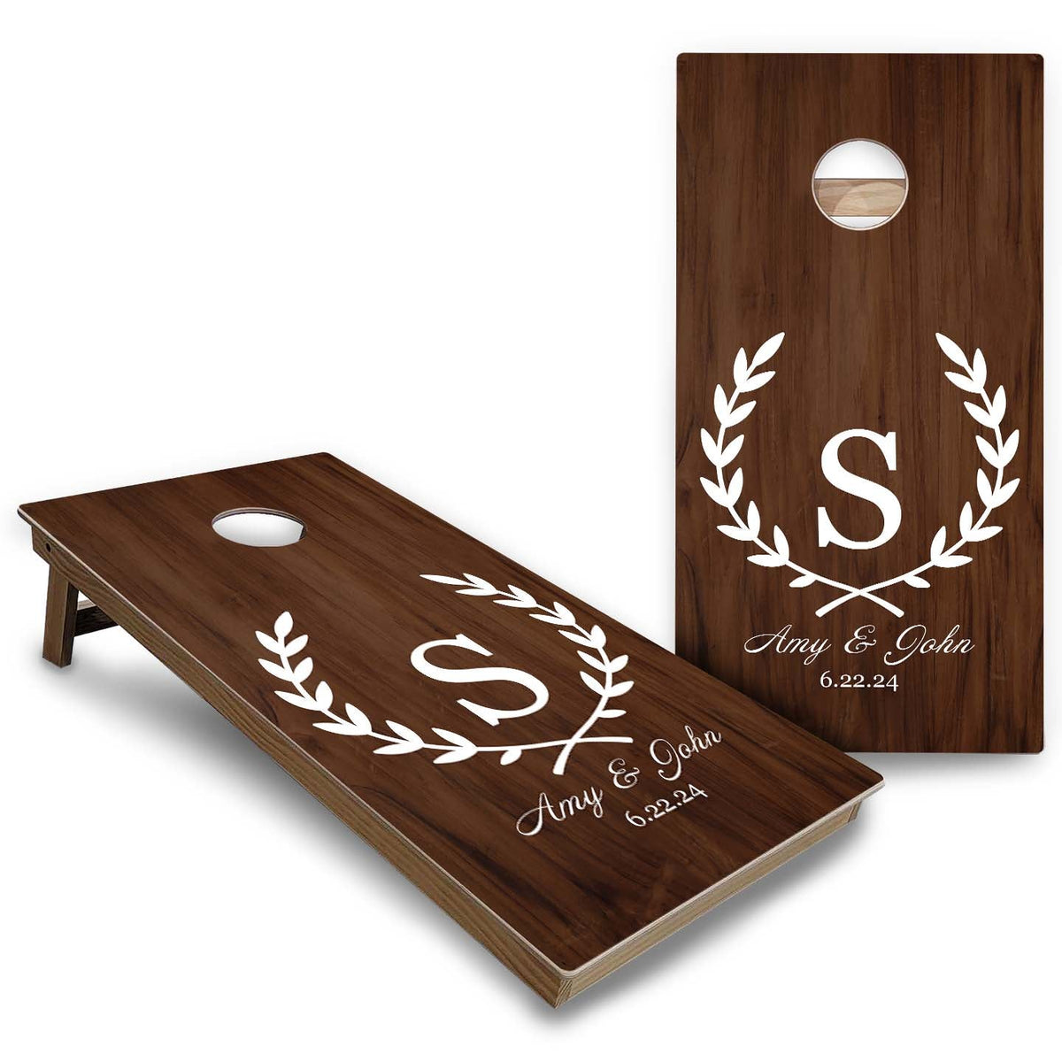 Wedding Cornhole Boards - Backyard Series