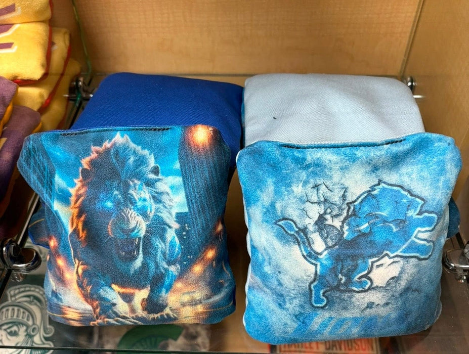 cornhole boards Detroit Football Team Pro Style Cornhole Boards