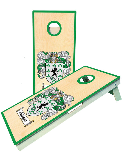 cornhole boards Custom Irish Crest Family Cornhole Boards