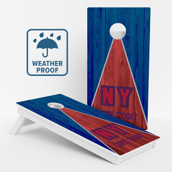 Boards New York Football Weather Proof Cornhole Boards