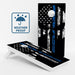 Boards Blue Line Punisher Skull Weather Proof Cornhole Boards
