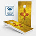Boards New Mexico Flag Weather Proof Cornhole Boards
