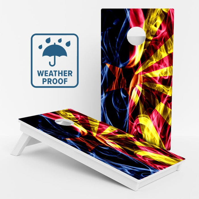 Boards Arizona Flag Weather Proof Cornhole Boards