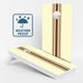Boards Modern Art Weather Proof Cornhole Boards