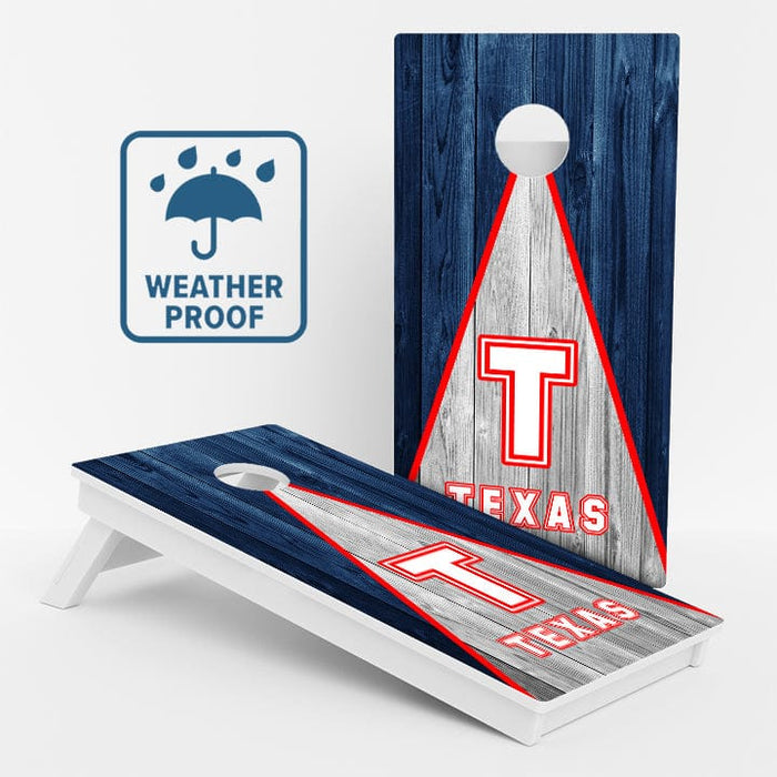 Boards Texas Baseball Weather Proof Cornhole Boards