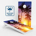 Boards Beach Paradise Weather Proof Cornhole Boards