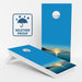 Boards Lake Sunset Weather Proof Cornhole Boards