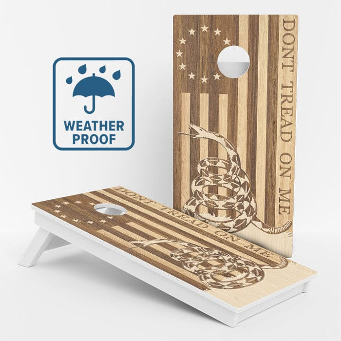 Boards Don't Tread On Me Weather Proof Cornhole Boards