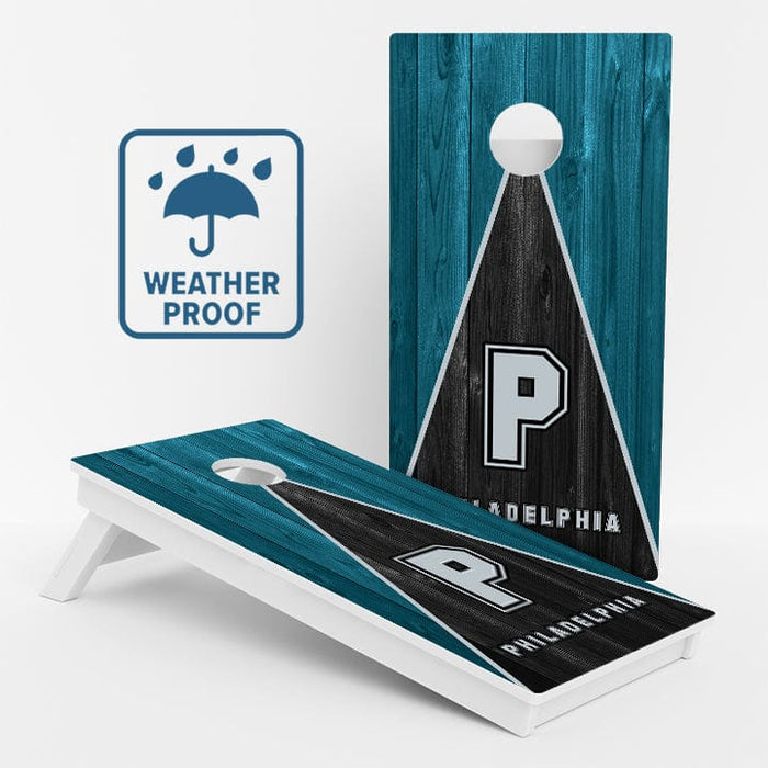 Boards Philadelphia Football Weather Proof Cornhole Boards