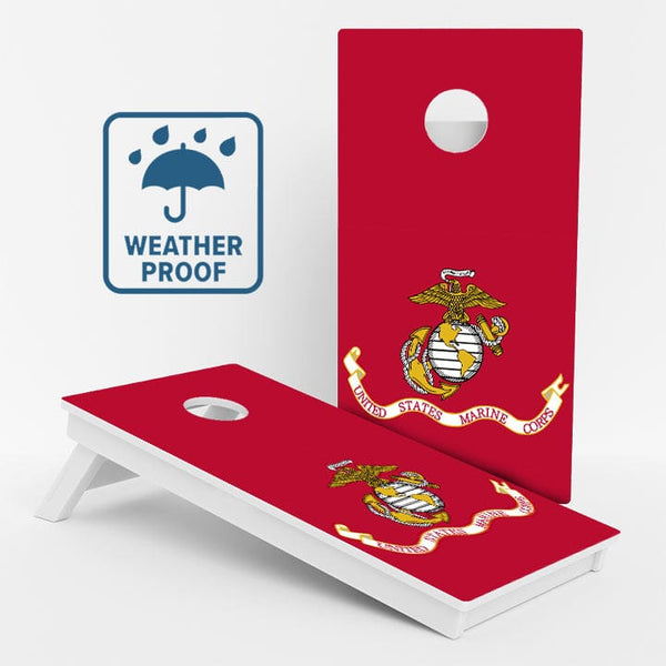 Boards USA Marines Weather Proof Cornhole Boards