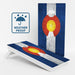 Boards Colorado Flag Weather Proof Cornhole Boards
