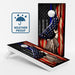Boards Pulled Blue Line American Flag Weather Proof Cornhole Boards