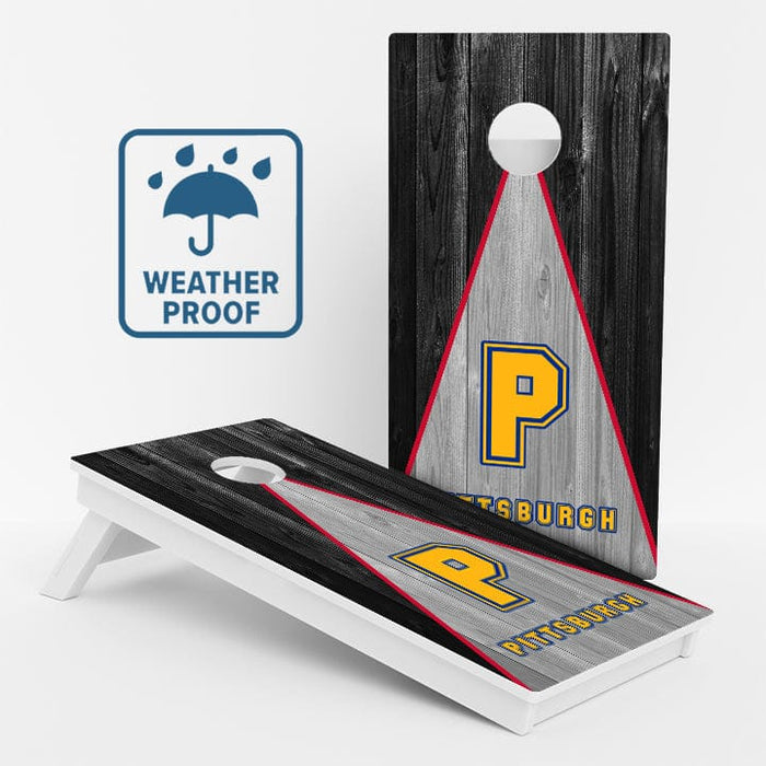 Boards Pittsburgh Football Weather Proof Cornhole Boards