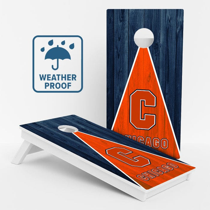 Boards Chicago Football Weather Proof Cornhole Boards