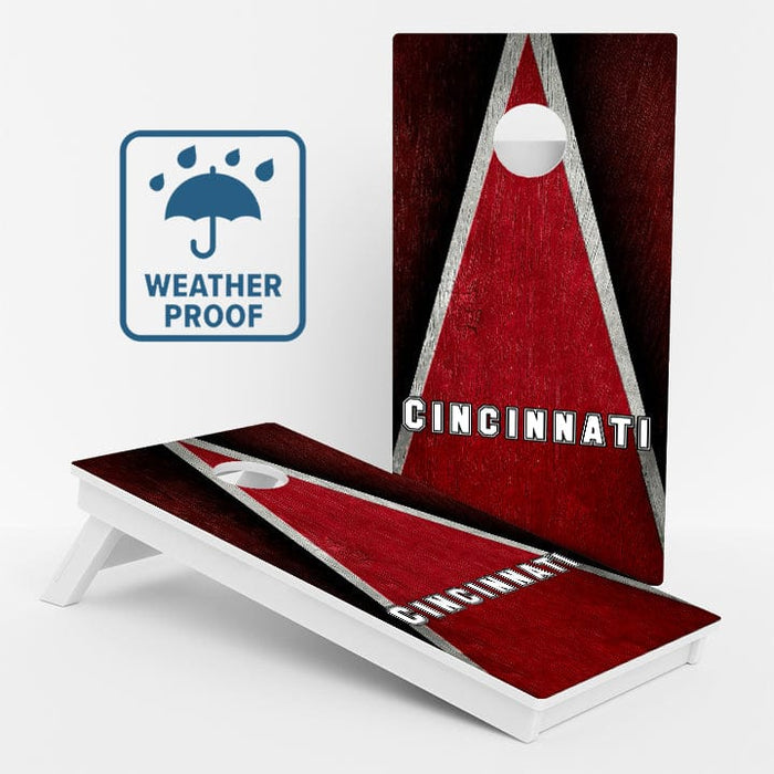 Boards Cincinnati Baseball Weather Proof Cornhole Boards