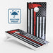 Boards Thin Red Line Axe Weather Proof Cornhole Boards