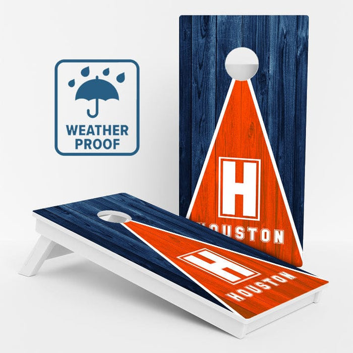 Boards Houston Baseball Weather Proof Cornhole Boards
