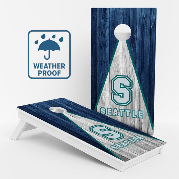 Boards Seattle Baseball Weather Proof Cornhole Boards