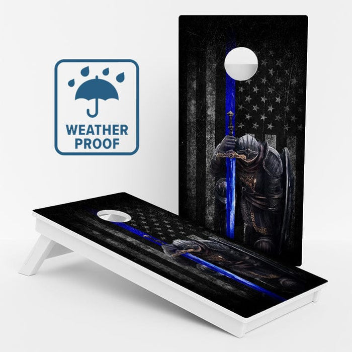 Boards Knights Of Blue Weather Proof Cornhole Boards