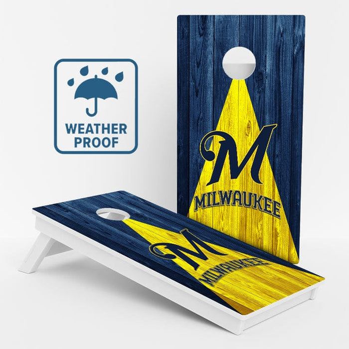 Boards Milwaukee Baseball Weather Proof Cornhole Boards