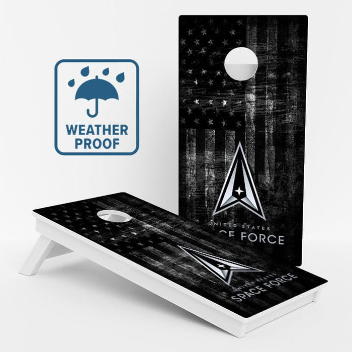 Boards United States Space Force Weather Proof Cornhole Boards