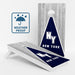 Boards New York Baseball Weather Proof Cornhole Boards