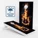 Boards Flaming Guitar Weather Proof Cornhole Boards