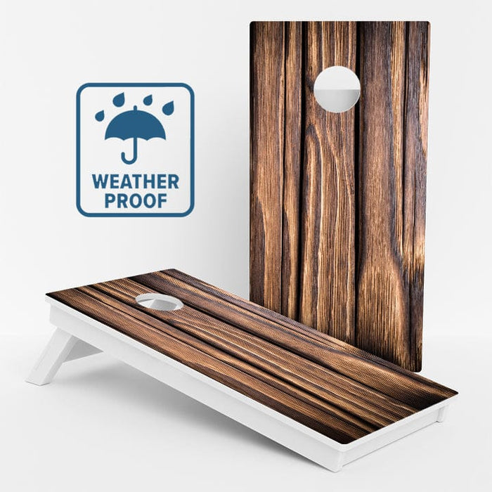 Boards Thick Wood Grain Weather Proof Cornhole Boards