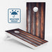 Boards Wood Grain Weather Proof Cornhole Boards