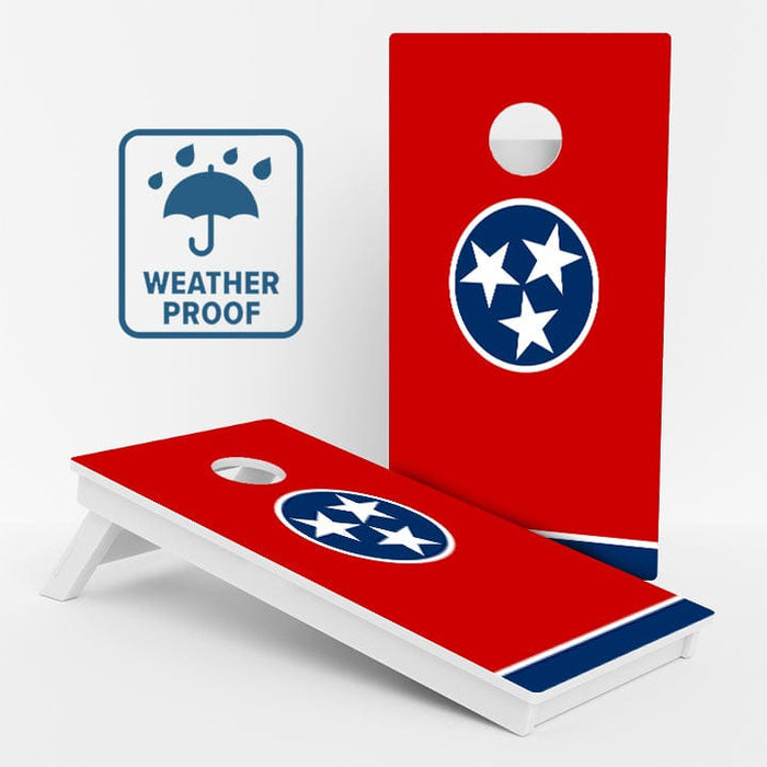 Boards Tennessee Flag Weather Proof Cornhole Boards