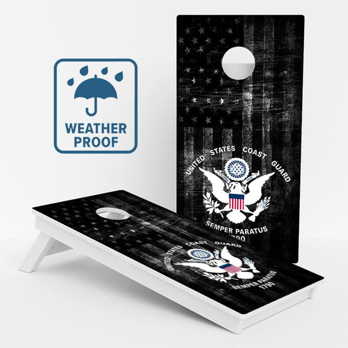 Boards United States Coast Guard Weather Proof Cornhole Boards