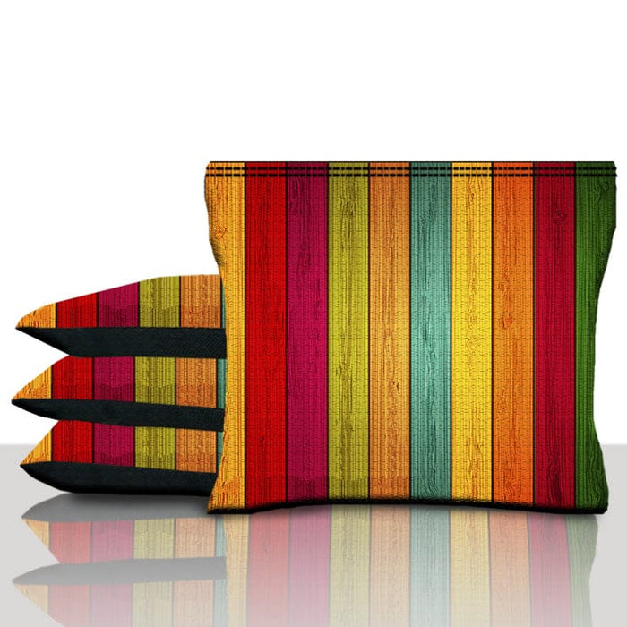 Traditional Color Panels Cornhole Bags