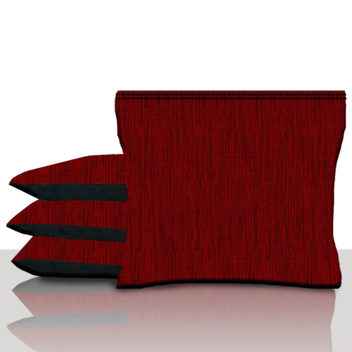 Red Wood Texture Cornhole Bags