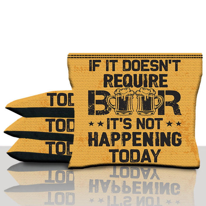 Beer Slogan Cornhole Bags