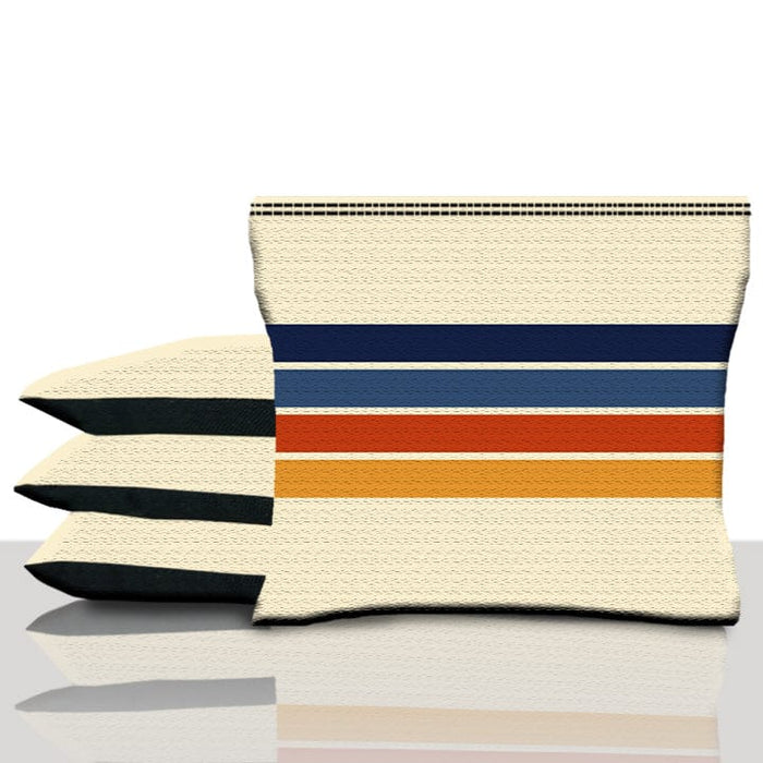 Traditional Retro Colors Cornhole Bags