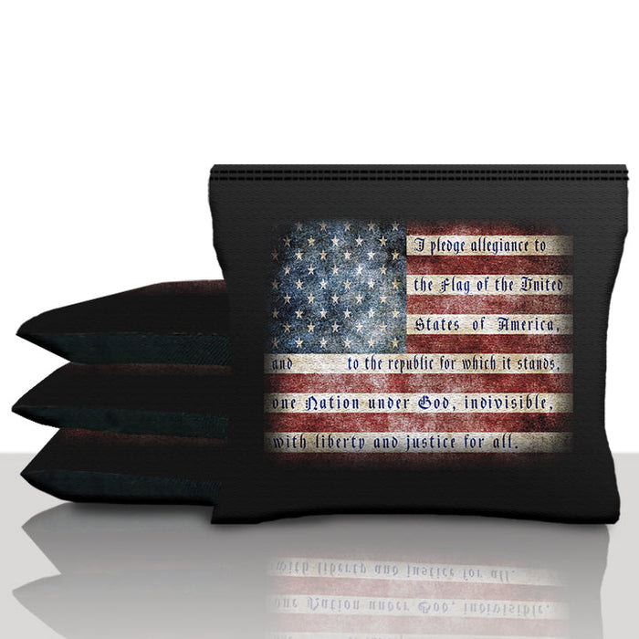 Pledge Of Allegiance Cornhole Bags