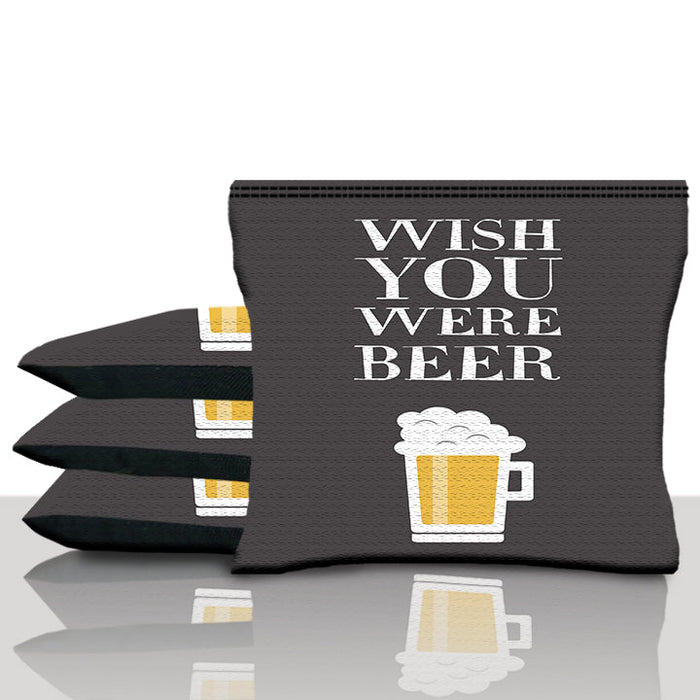 Wish You Were Beer Cornhole Bags